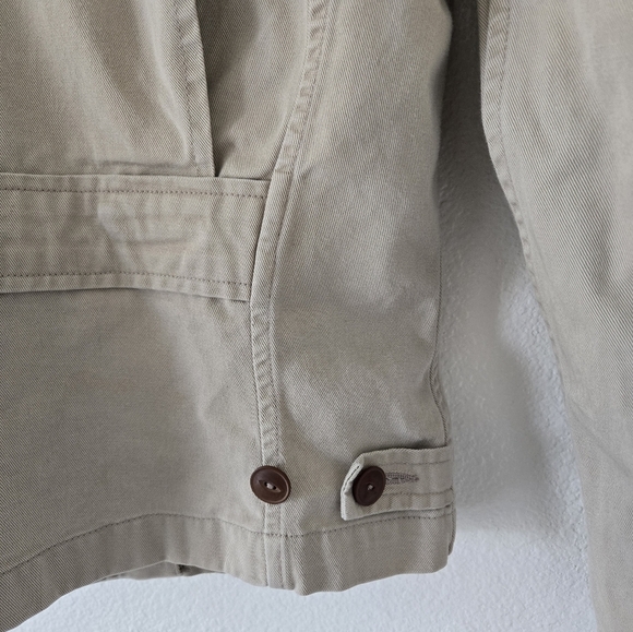 Ralph Lauren Blue Label Vintage Canvas Cotton Jacket Corduroy Collar size Small - Picture 12 of 16